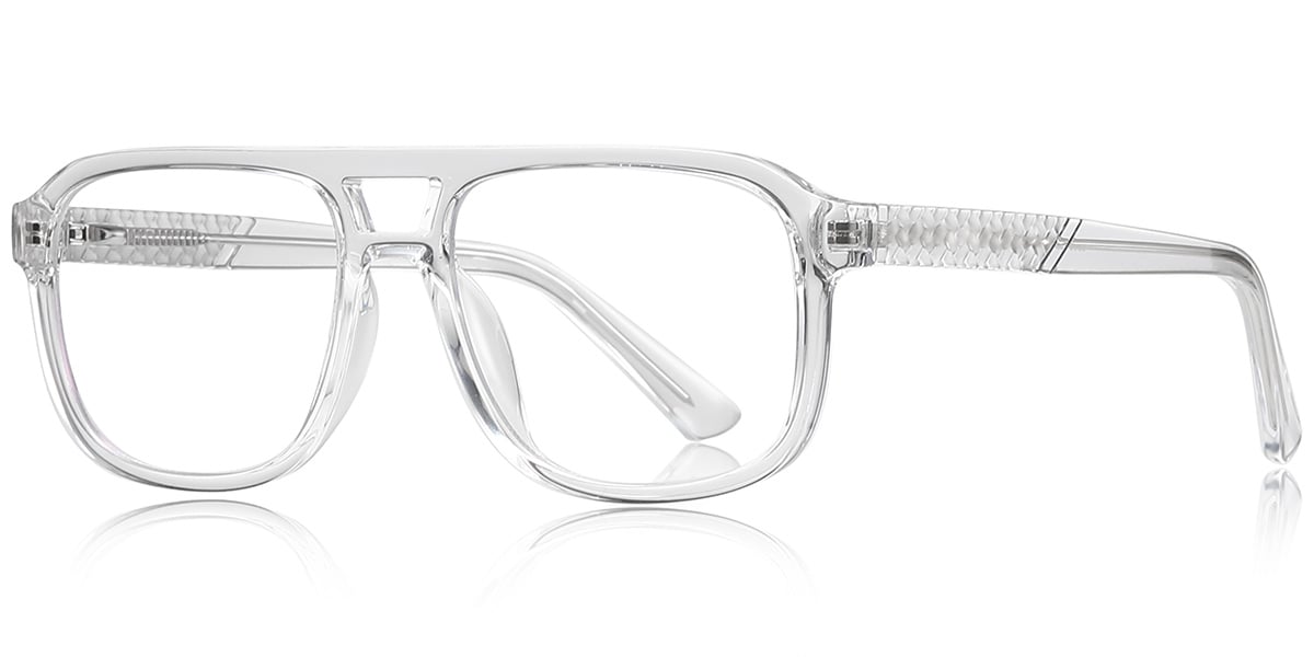 Aviator Blue Light Blocking Glasses translucent