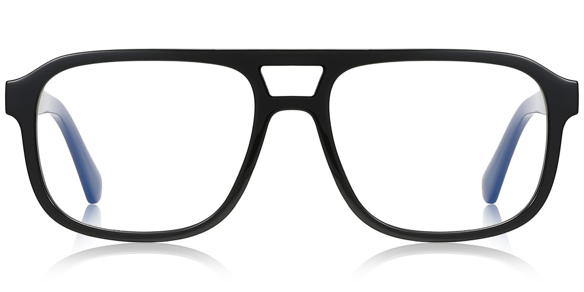 Aviator Blue Light Blocking Glasses black