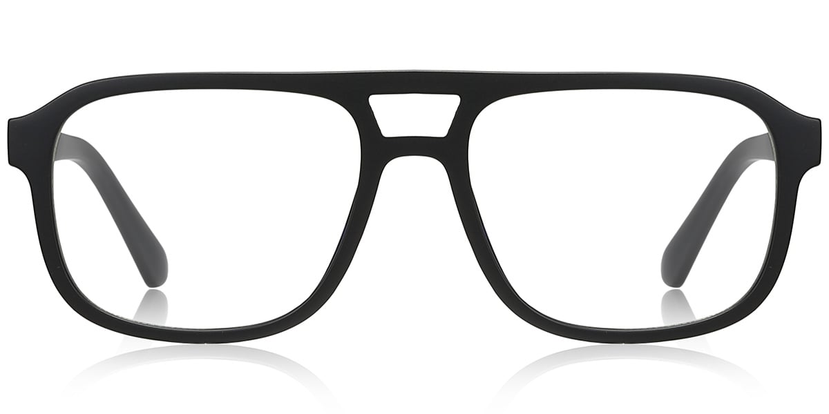 Aviator Blue Light Blocking Glasses matte-black