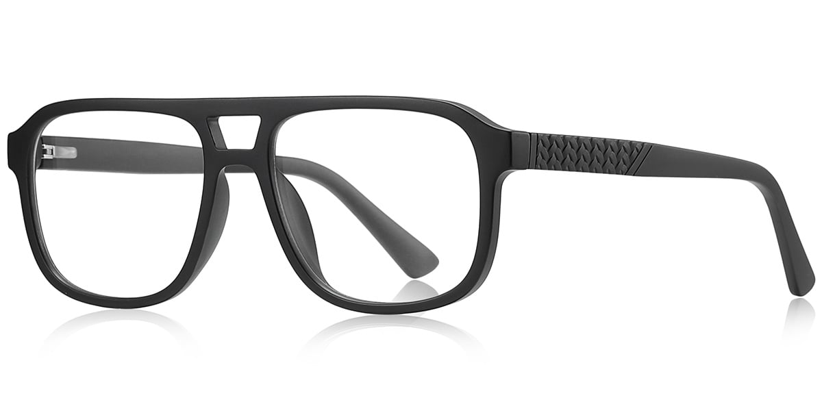 Aviator Blue Light Blocking Glasses matte-black
