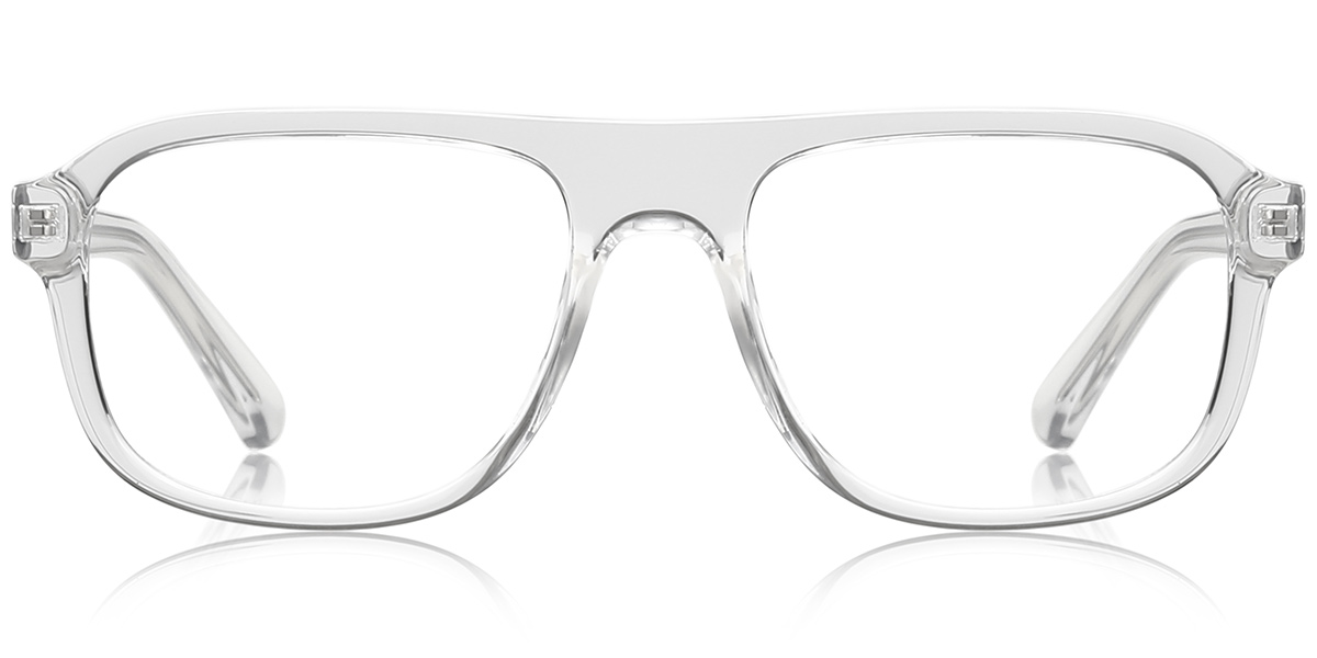 Square Blue Light Blocking Glasses translucent