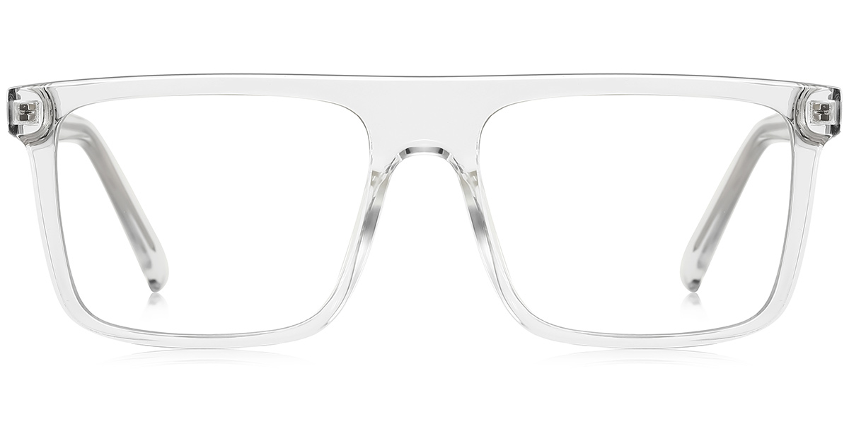 Square Blue Light Blocking Glasses translucent