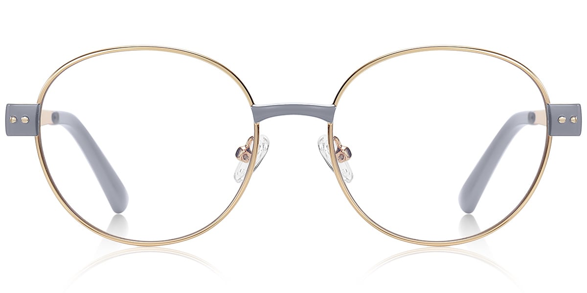 Round Blue Light Blocking Glasses BF9607