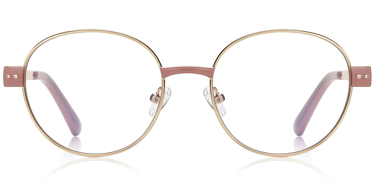 Round Blue Light Blocking Glasses BF9607