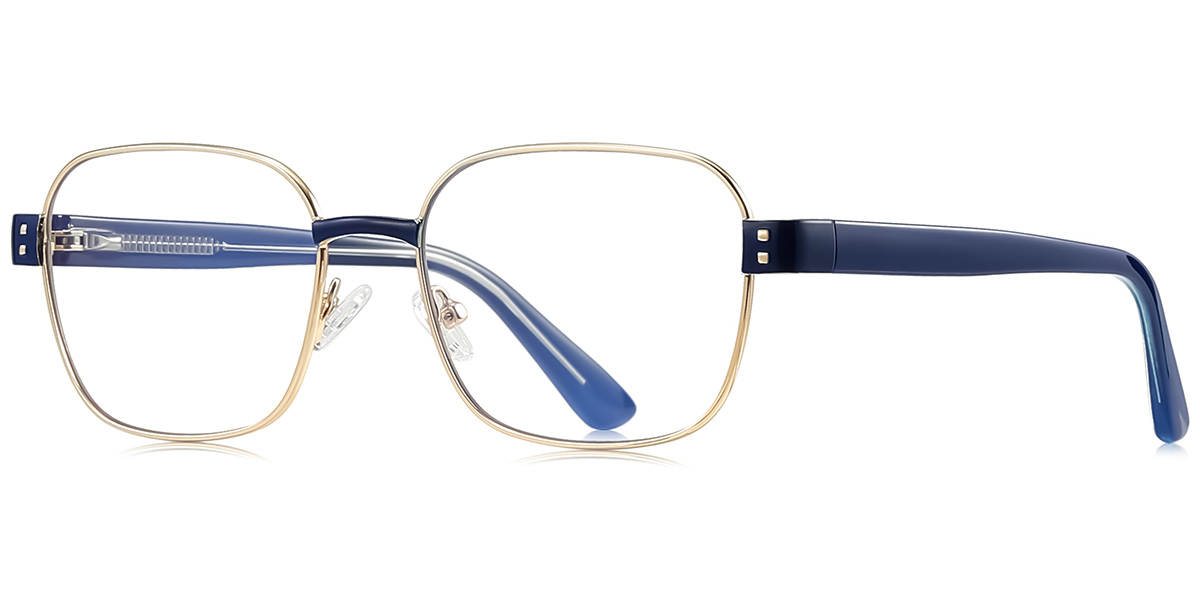 Square Blue Light Blocking Glasses blue