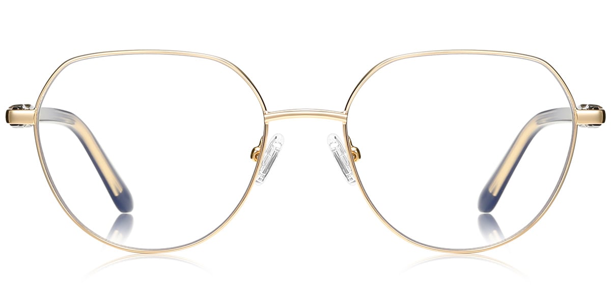 Geometric Blue Light Blocking Glasses BF9616