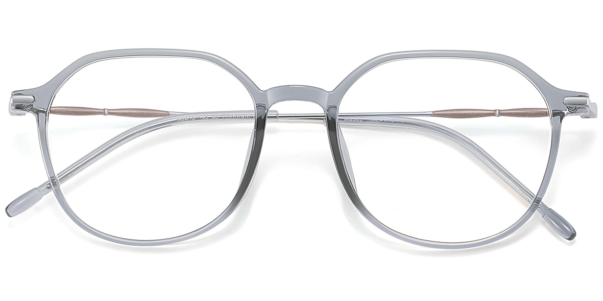 Acetate & Titanium Square Frame F10042