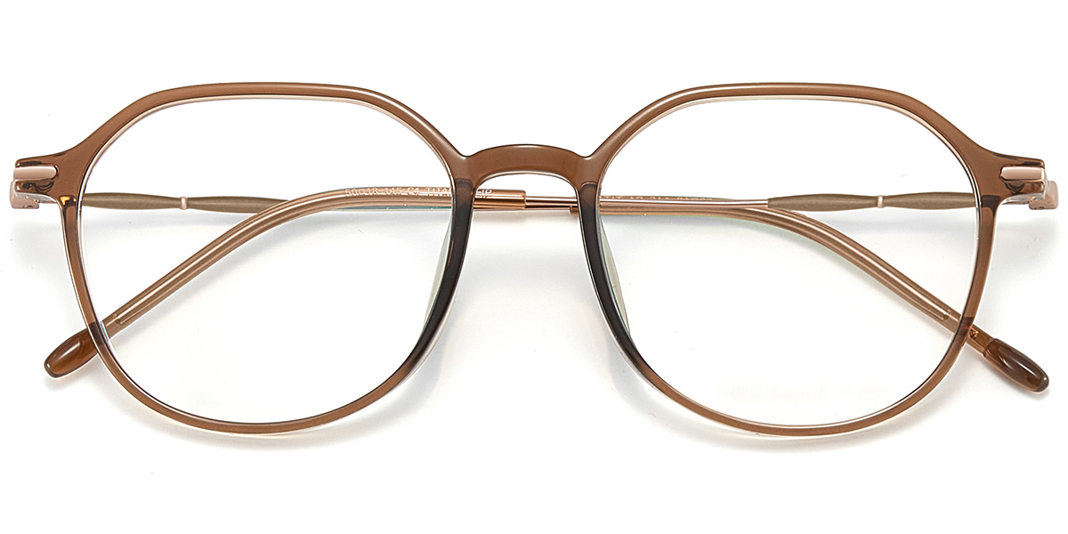 Acetate & Titanium Square Frame F10042