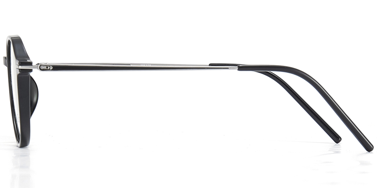 Acetate & Titanium Square Frame black
