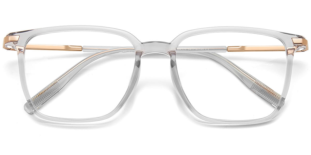 Acetate & Titanium Square Frame F10056