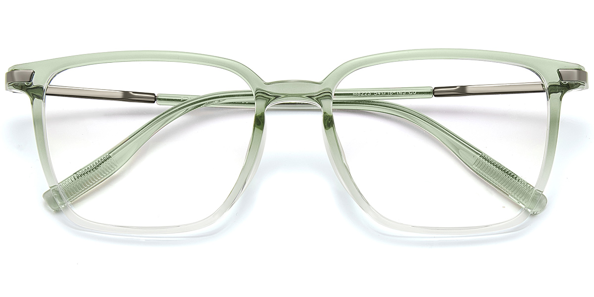 Acetate & Titanium Square Frame F10056
