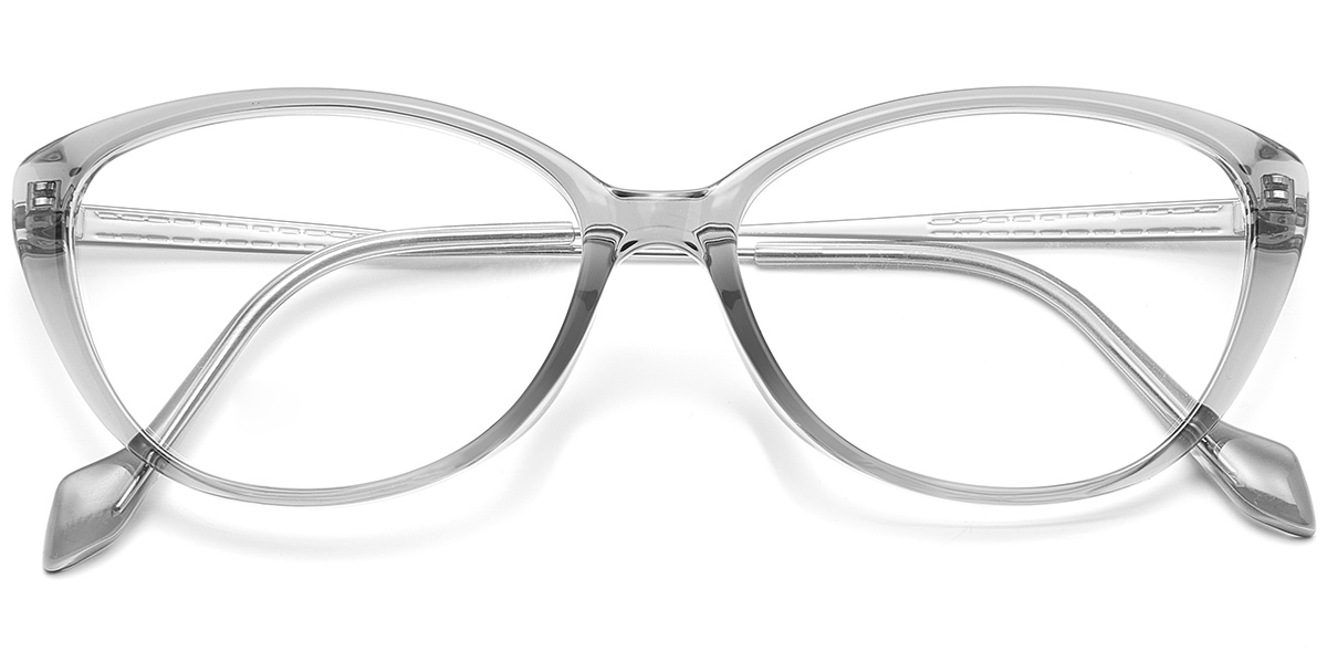 Acetate & Titanium Cat Eye Frame F10057