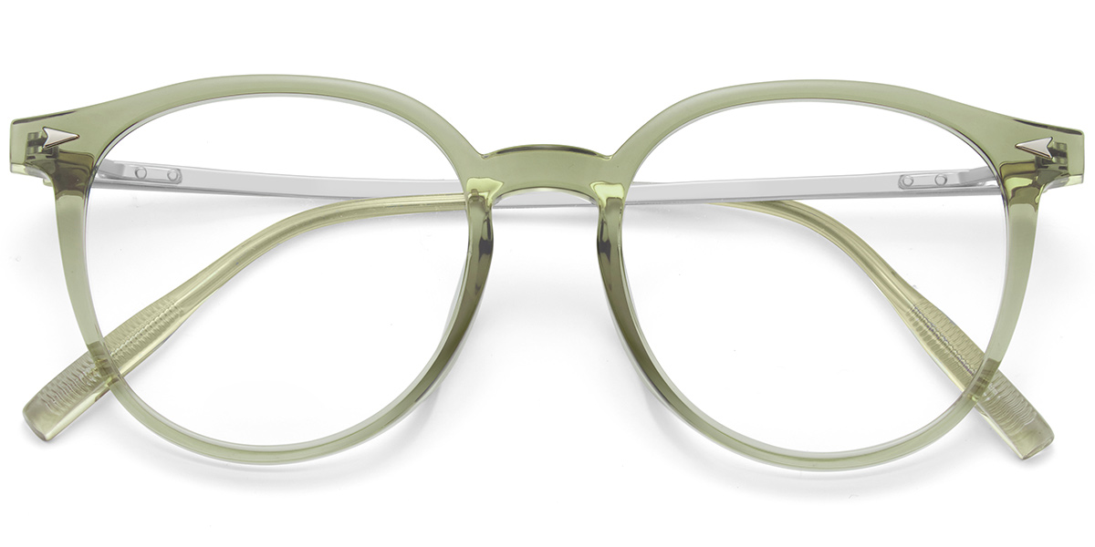 Acetate & Titanium Square Frame F10061