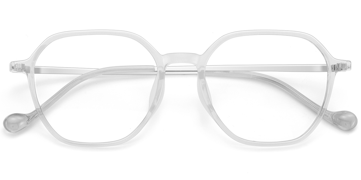 Acetate & Titanium Square Frame F10082