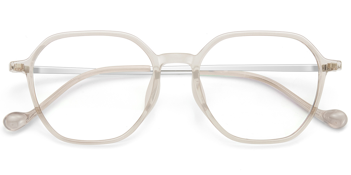 Acetate & Titanium Square Frame F10082