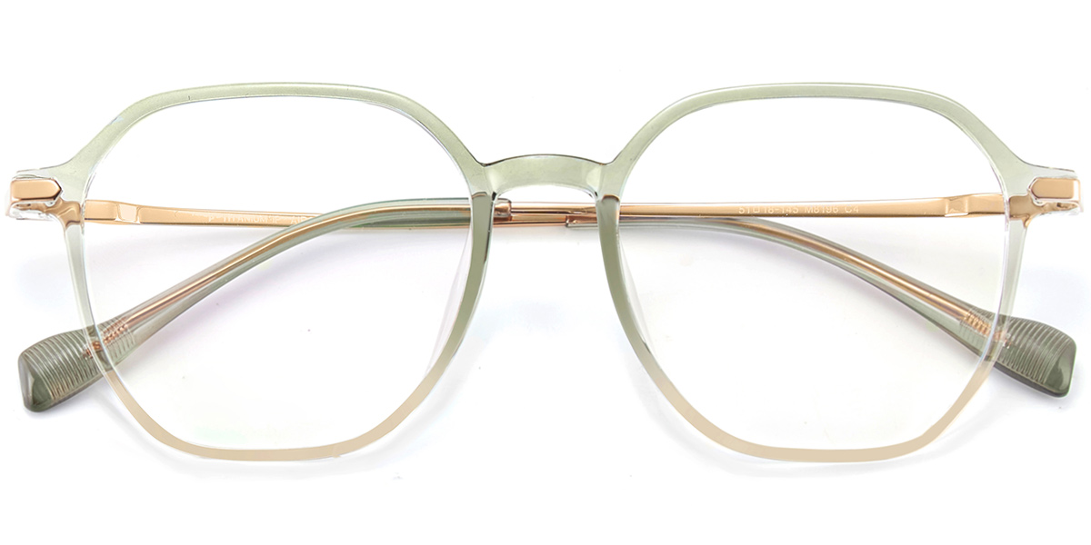 Acetate & Titanium Square Frame F10088
