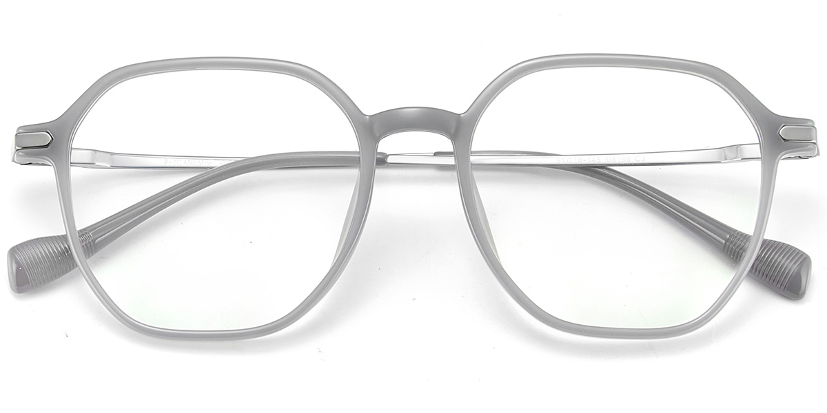 Acetate & Titanium Square Frame F10088