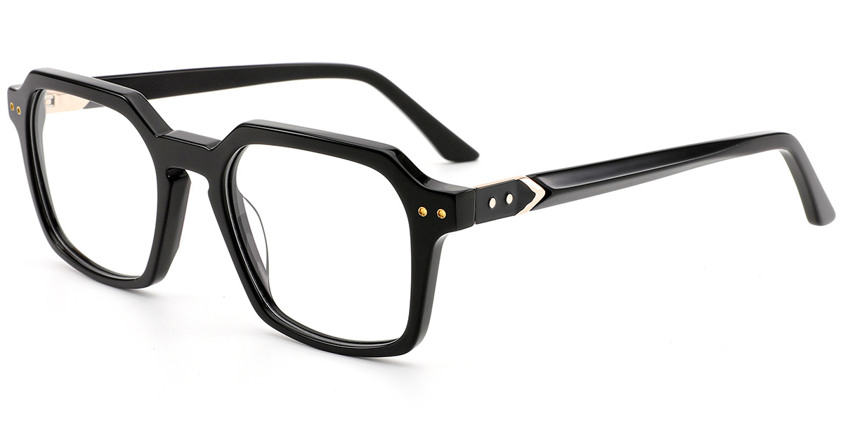 Acetate Square Frame black