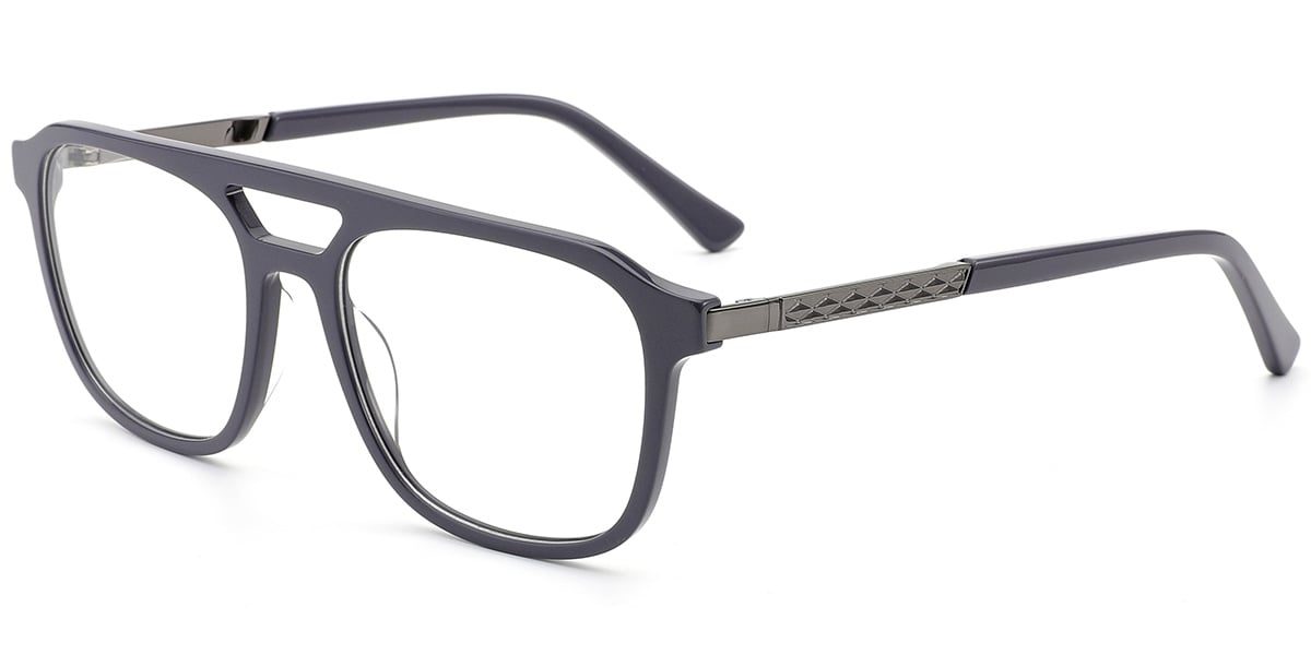 Acetate Aviator Frame grey
