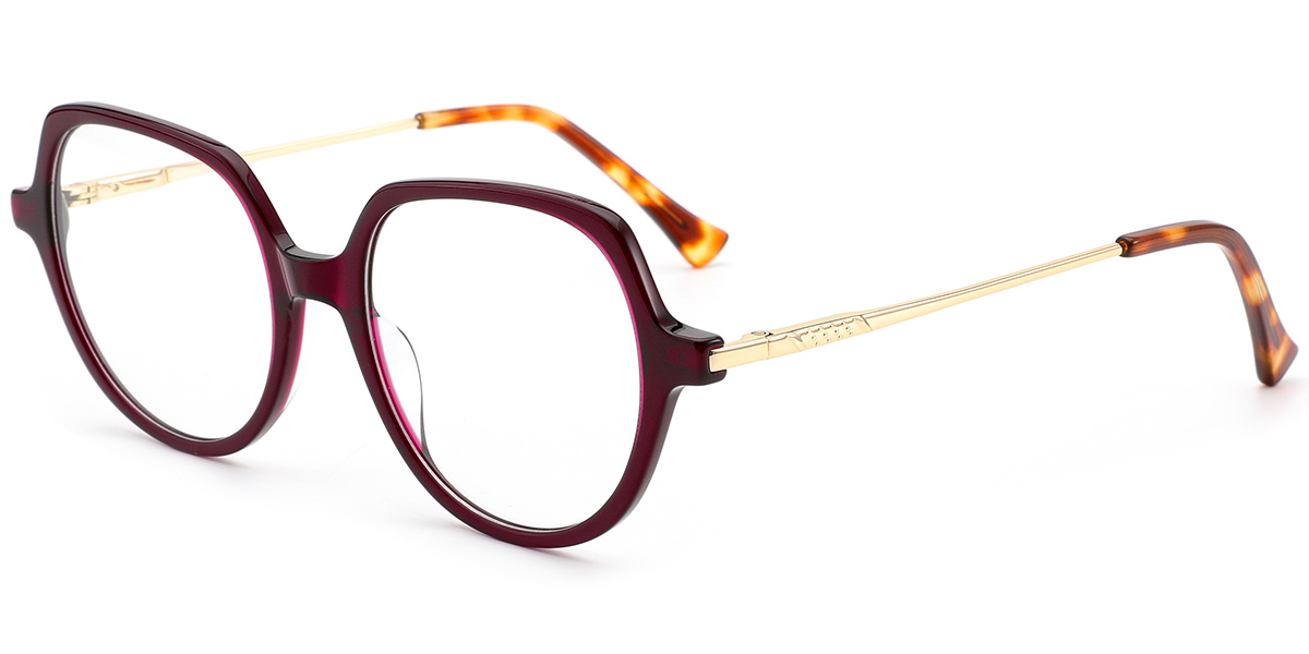 Acetate Geometric Frame F10459