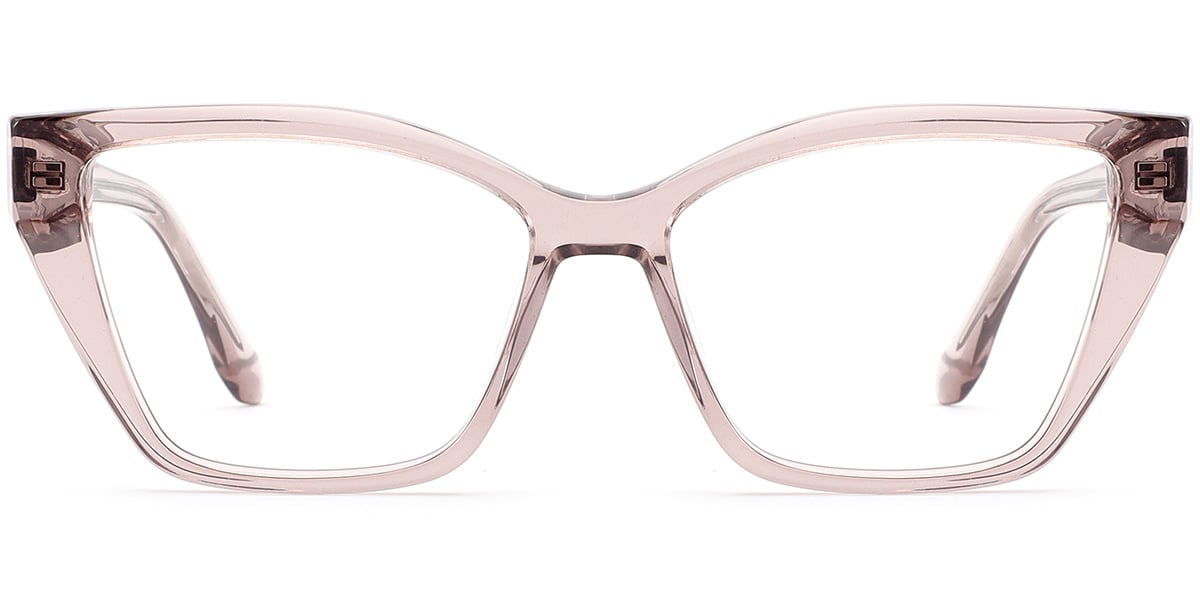 Acetate Square Frame translucent-grey