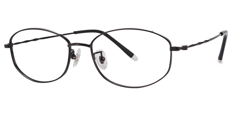 Oval Eyeglasses black