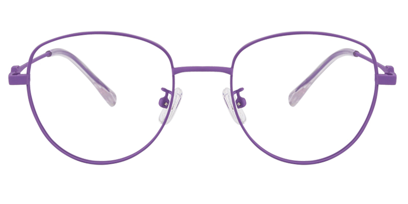 Round Frame purple