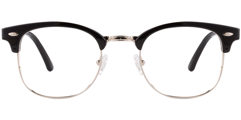 Browline Frame black-silver