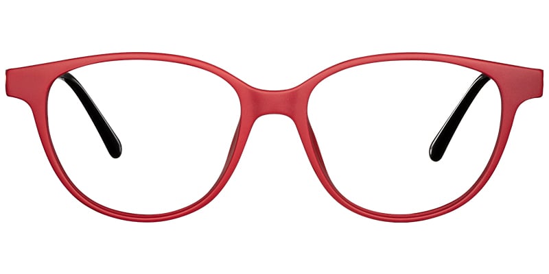 Oval Frame red