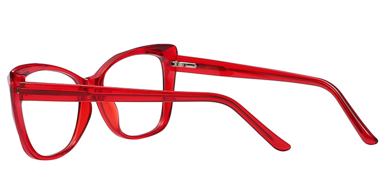 Cat Eye Frame red