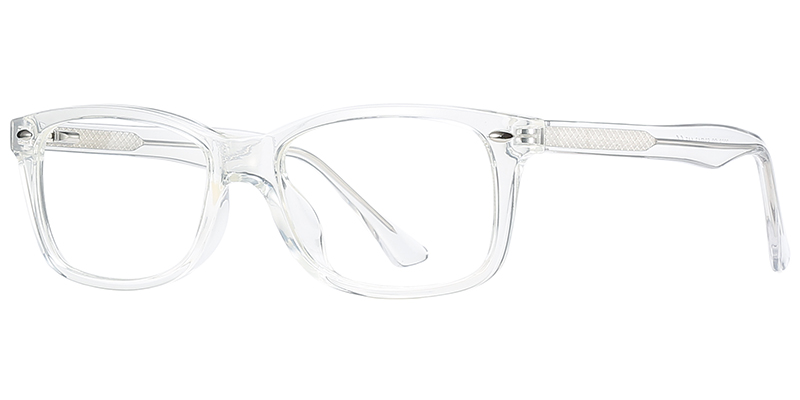 Rectangle Eyeglasses translucent