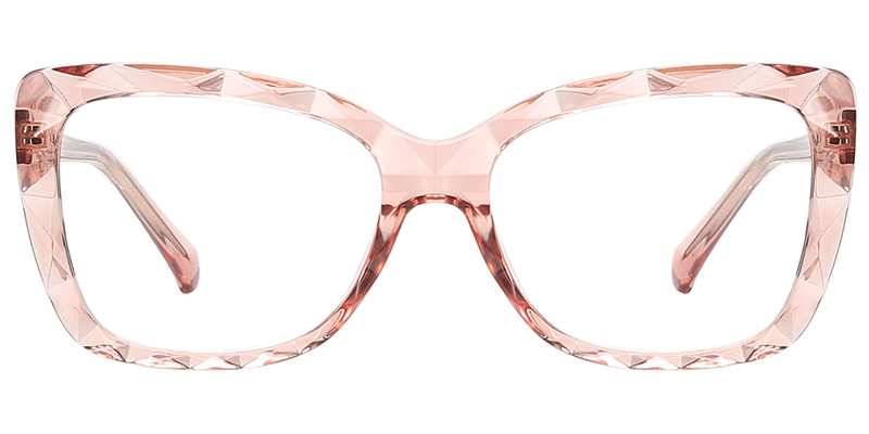 Rectangle Frame translucent-pink