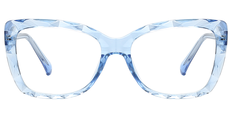 Rectangle Frame translucent-blue
