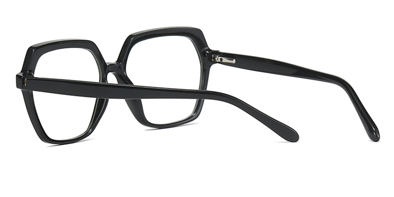 Geometric Eyeglasses black