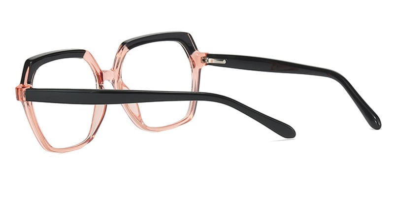 Geometric Eyeglasses pattern-pink