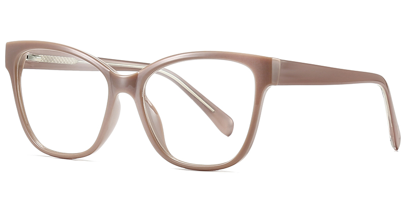 Square Eyeglasses brown