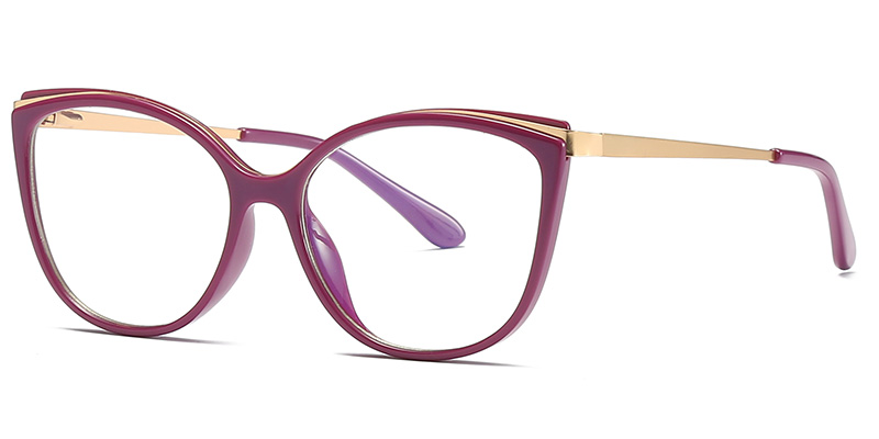 Cat Eye Eyeglasses purple
