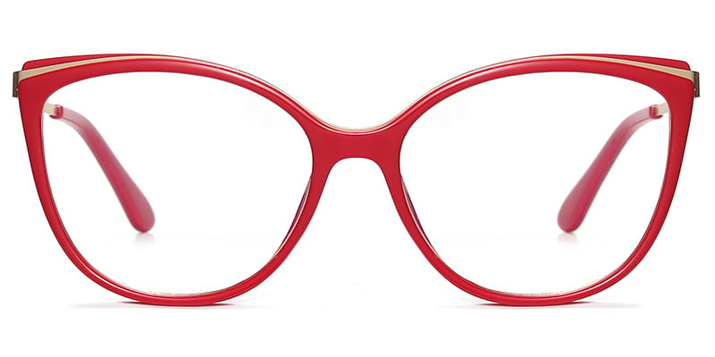 Cat Eye Frame red