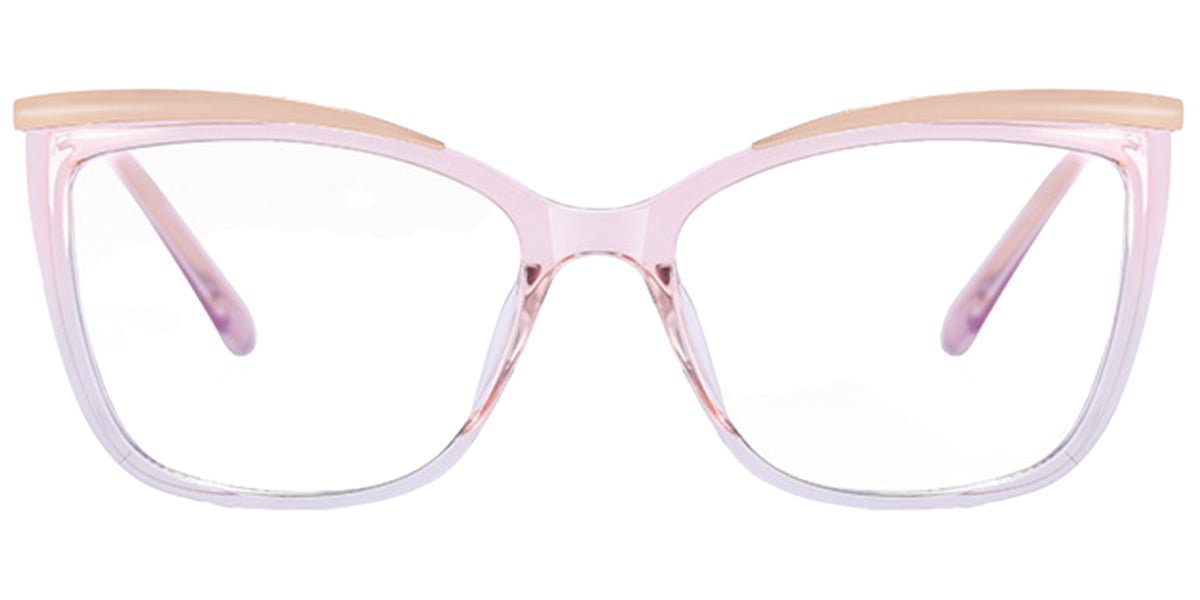 Cat Eye Frame translucent-pink