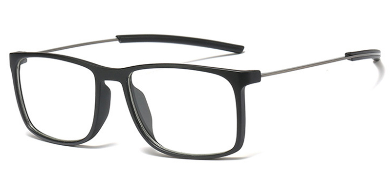 Square Eyeglasses matte-black