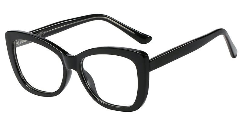 Cat Eye Eyeglasses pattern-grey