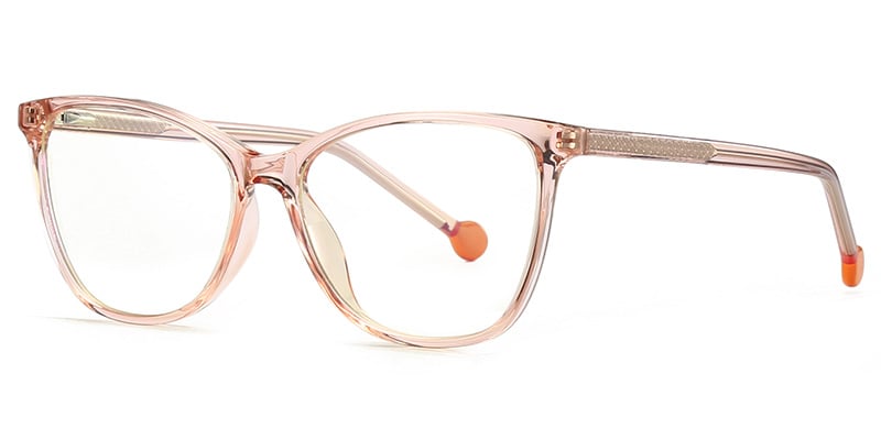 Cat Eye Frame translucent-pink