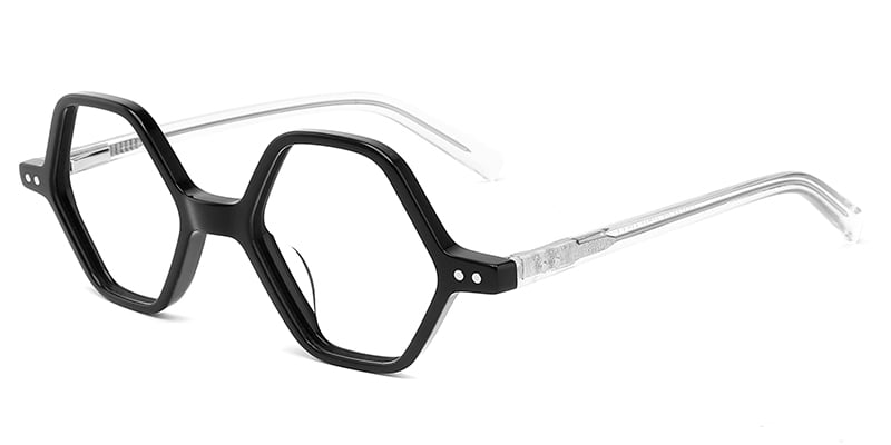 Acetate Geometric Frame black