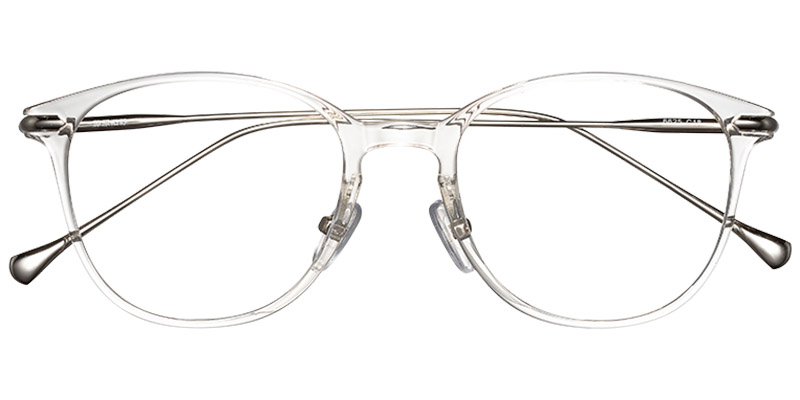 Round Eyeglasses translucent