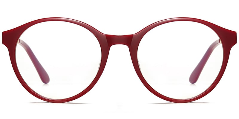 Round Frame red