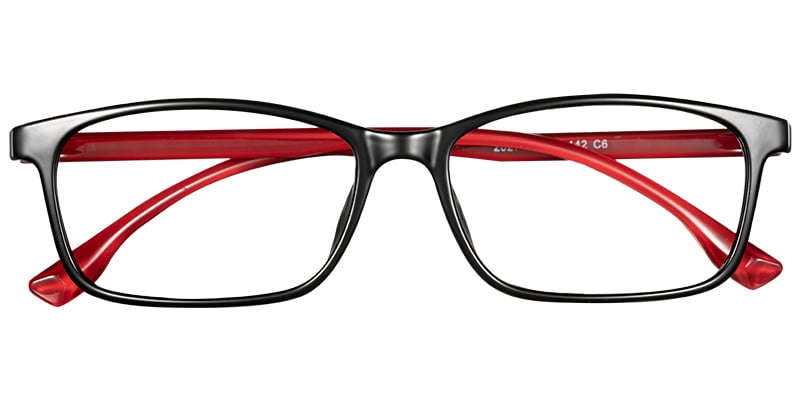 Rectangle Frame pattern-red