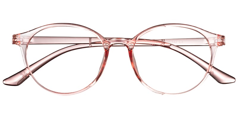 Round Frame translucent-pink