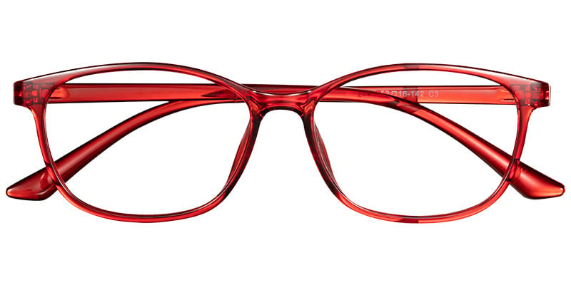 Rectangle Frame translucent-red