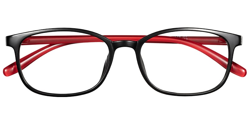 Rectangle Frame black-red