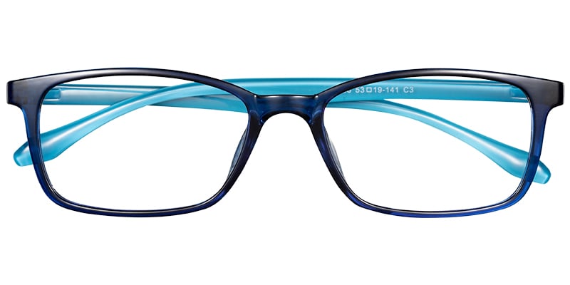 Rectangle Frame translucent-blue